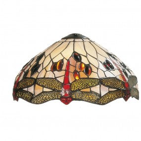 Golden Dragonfly Small 12" Tiffany Lamp Shade Replacement