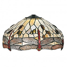 Golden Dragonfly Medium 16" Tiffany Lamp Shade Replacement