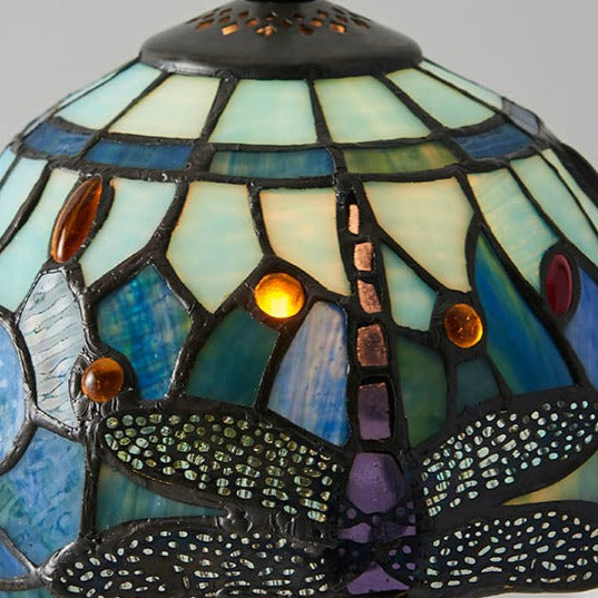 Blue Dragonfly Small 12" Tiffany Lamp Shade Replacement