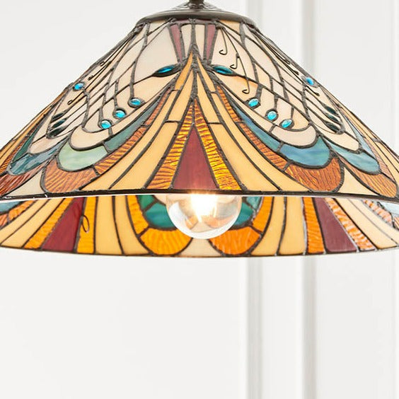 Interiors 1900 Hector 16-inch Tiffany Lamp Shade Replacement