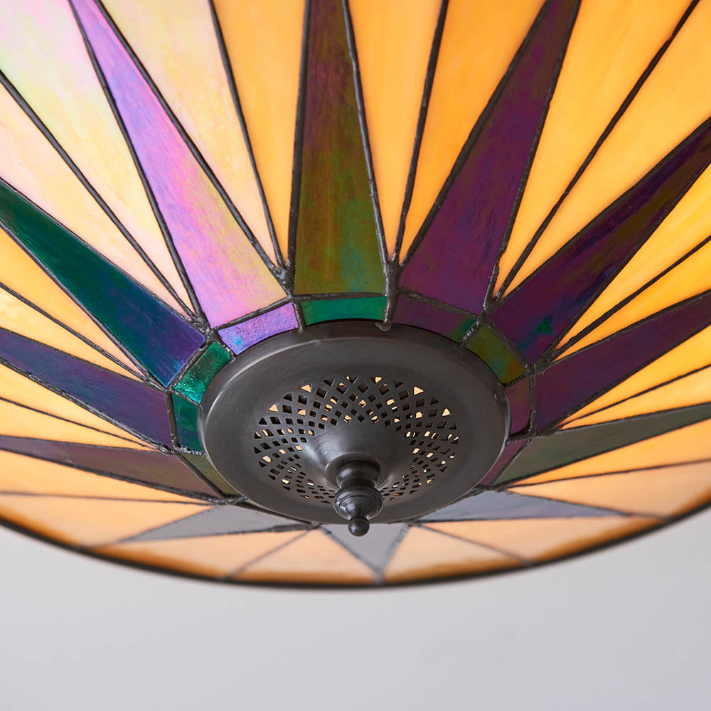 Interiors 1900 Dark Star Small 12-inch Tiffany Lamp Shade Replacement