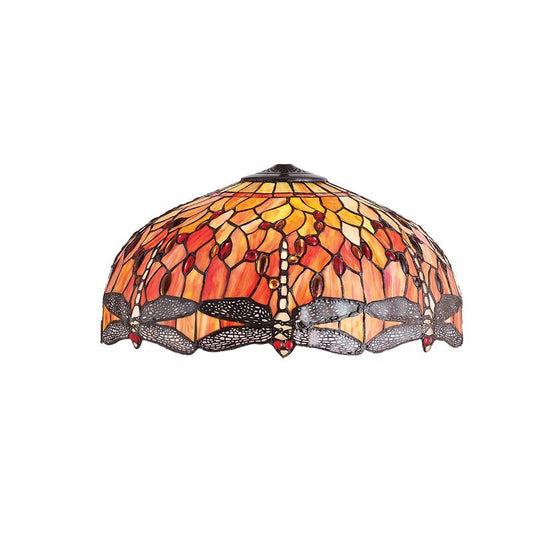 Flame Dragonfly Large 20" Tiffany Lamp Shade Replacement